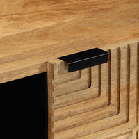 vidaXL Mesa de centro 100x54x40cm madeira de mangueira maciça castanho