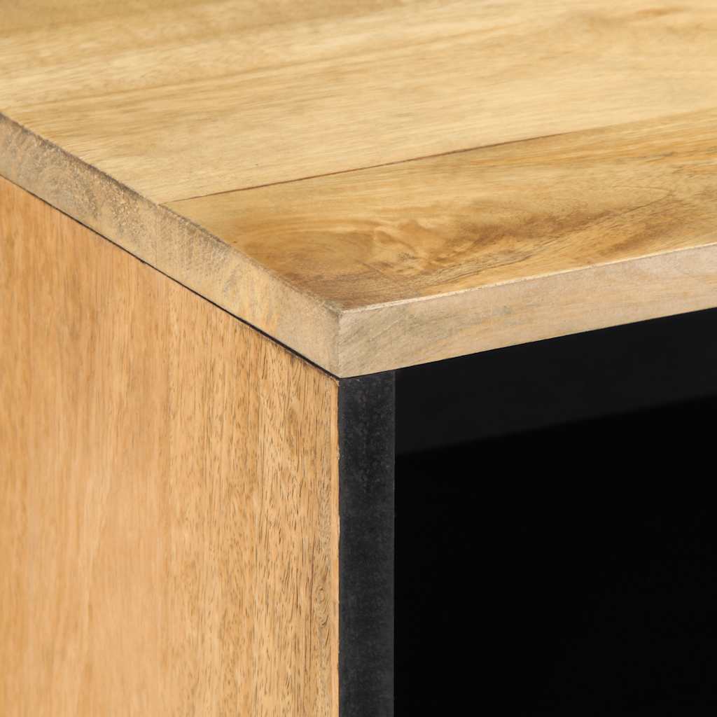 vidaXL Móvel de TV 80x31,5x46 cm madeira de mangueira maciça castanho