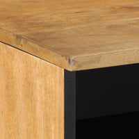 vidaXL Móvel de TV 80x33x46 cm madeira de mangueira maciça castanho