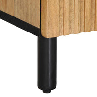 vidaXL Armário para Pia de Banheiro com prateleira Madeira processada