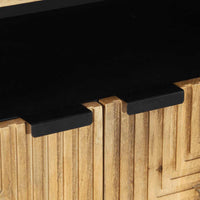 vidaXL Aparador castanho 60x33x75 cm madeira de mangueira maciça