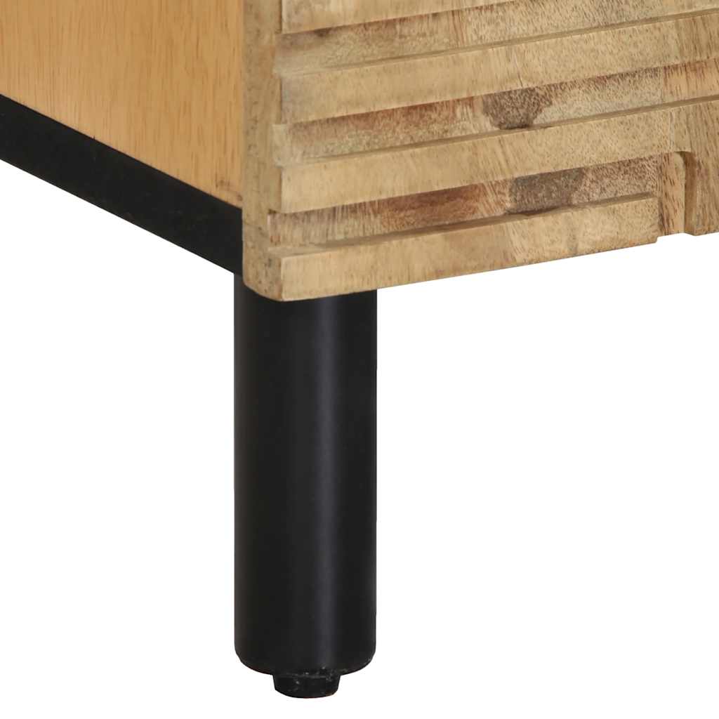vidaXL Aparador castanho 60x33x75 cm madeira de mangueira maciça