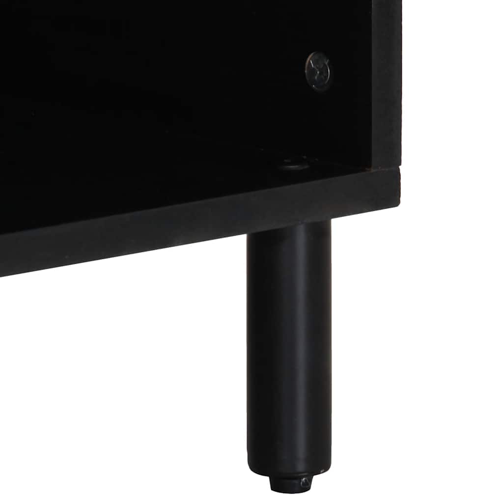 vidaXL Aparador 80x33x75 cm madeira de mangueira maciça castanho