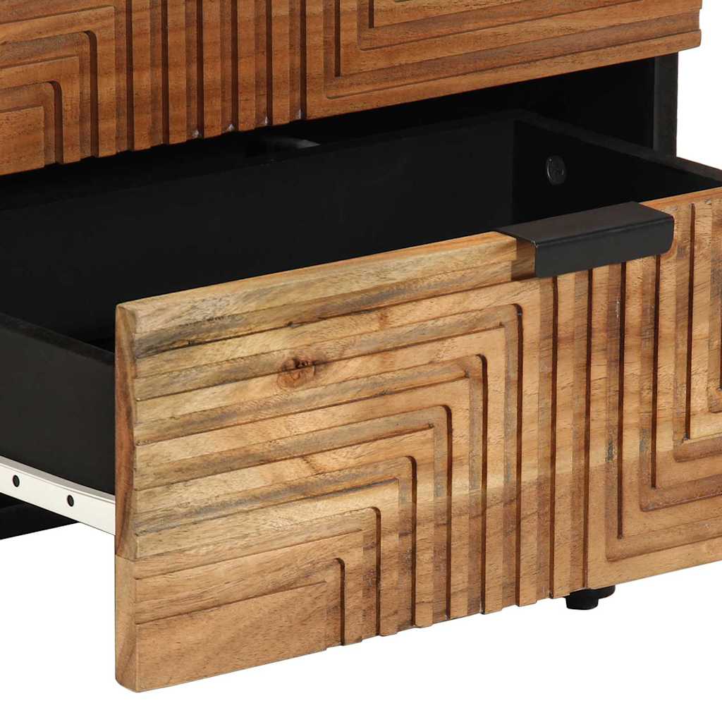 vidaXL Armário de Cabeceira com gaveta Castanho 50 x 33 x 62 cm