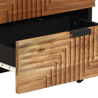 vidaXL Armário de Cabeceira com gaveta Castanho 50 x 33 x 62 cm