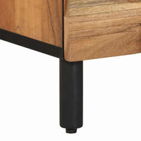 vidaXL Armário de Cabeceira com gaveta Castanho 50 x 33 x 62 cm