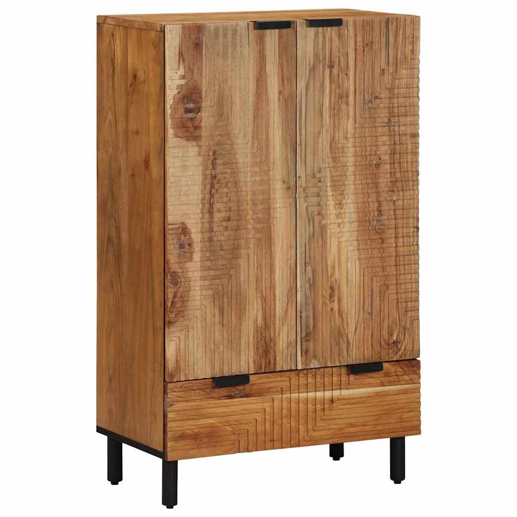 vidaXL Buffê Natural 60 x 33,5 x 100 cm Madeira Sólida de Acácia