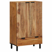 vidaXL Buffê Natural 60 x 33,5 x 100 cm Madeira Sólida de Acácia