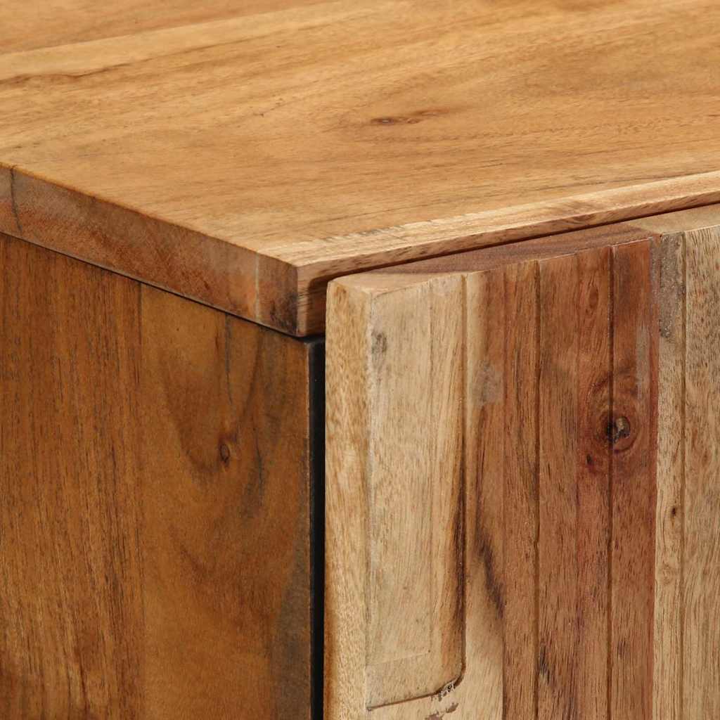 vidaXL Buffê Natural 60 x 33,5 x 100 cm Madeira Sólida de Acácia