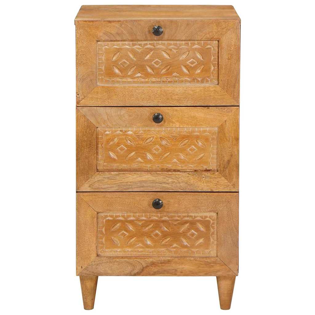 vidaXL Buffet com gaveta Castanho-claro 33.5 x 40 x 75 cm