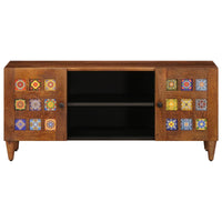vidaXL Gabinete para TV com prateleira Nogueira 105 x 33 x 46 cm