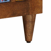 vidaXL Gabinete para TV com prateleira Nogueira 105 x 33 x 46 cm