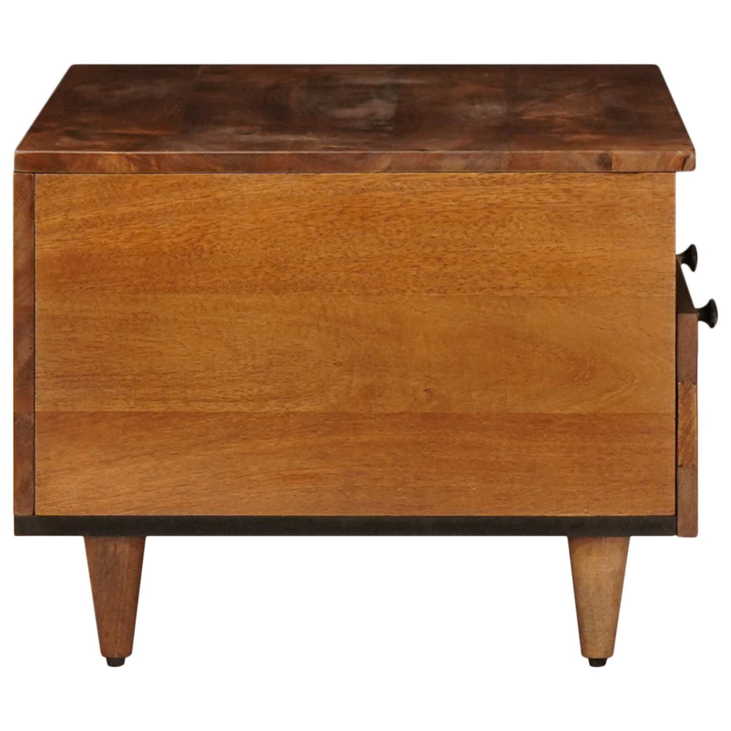 vidaXL Gabinete para TV com gaveta Nogueira 70 x 33 x 46 cm