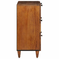 vidaXL Buffet Nogueira 60 x 33 x 75 cm Madeira de manga maciça