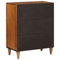 vidaXL Buffet Nogueira 60 x 33 x 75 cm Madeira de manga maciça