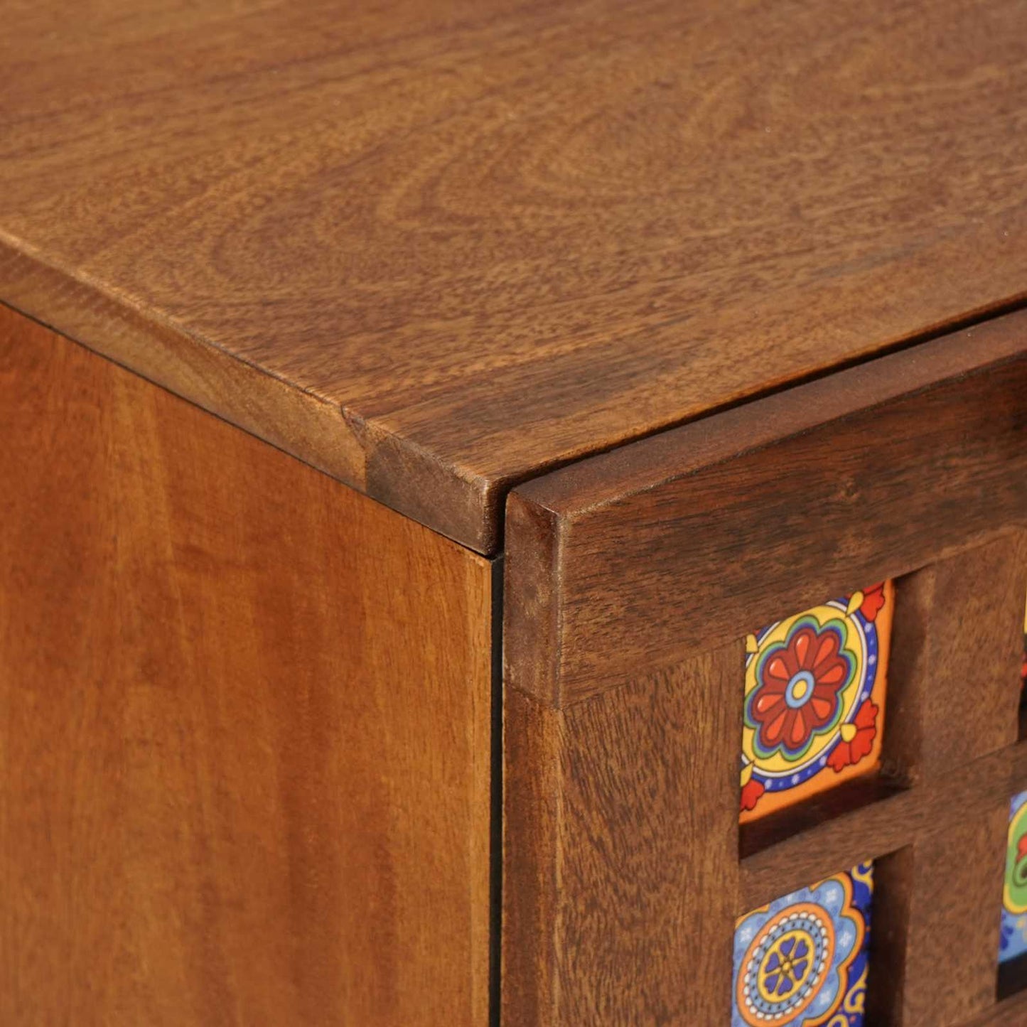 vidaXL Buffet Nogueira 60 x 33 x 75 cm Madeira de manga maciça