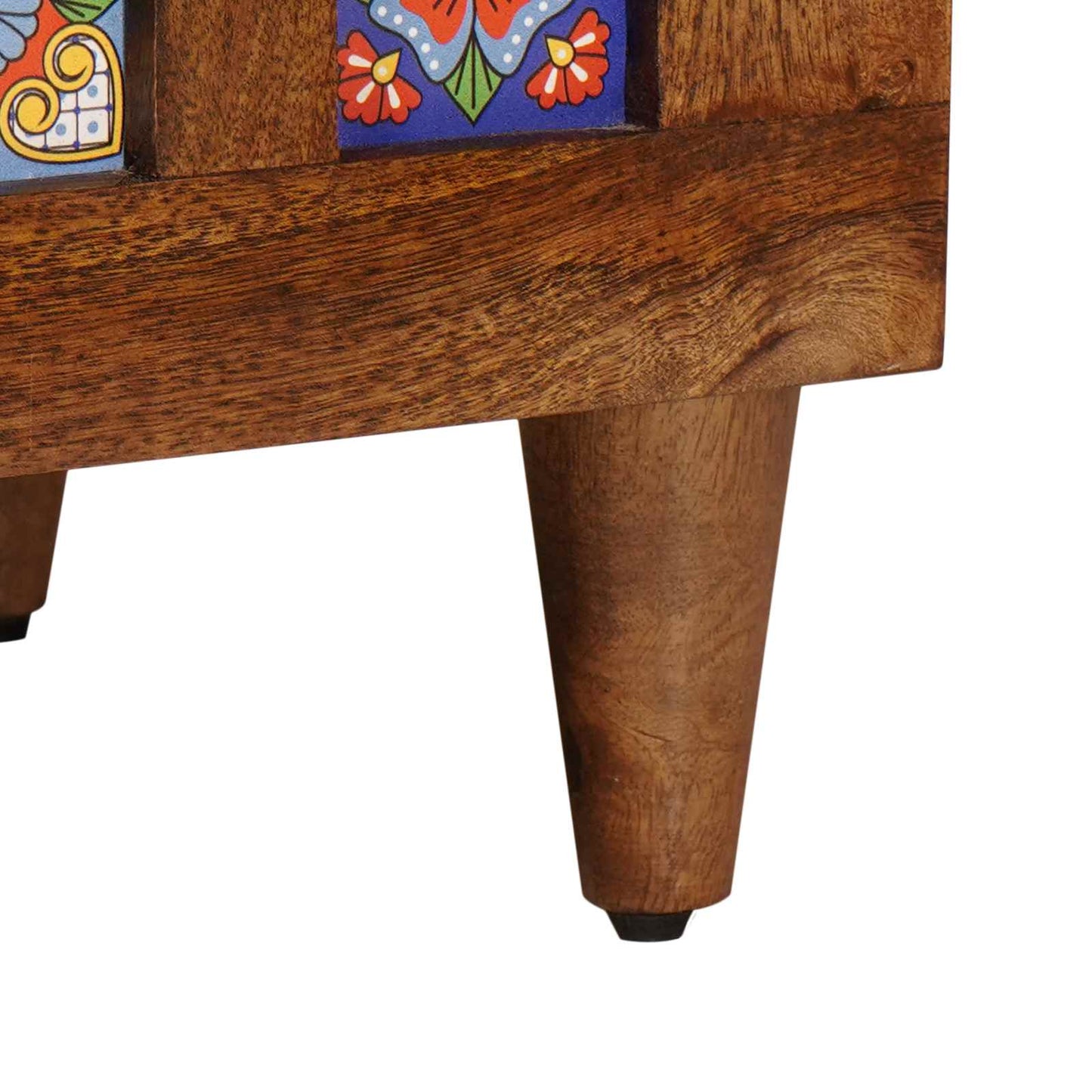 vidaXL Buffet Nogueira 60 x 33 x 75 cm Madeira de manga maciça