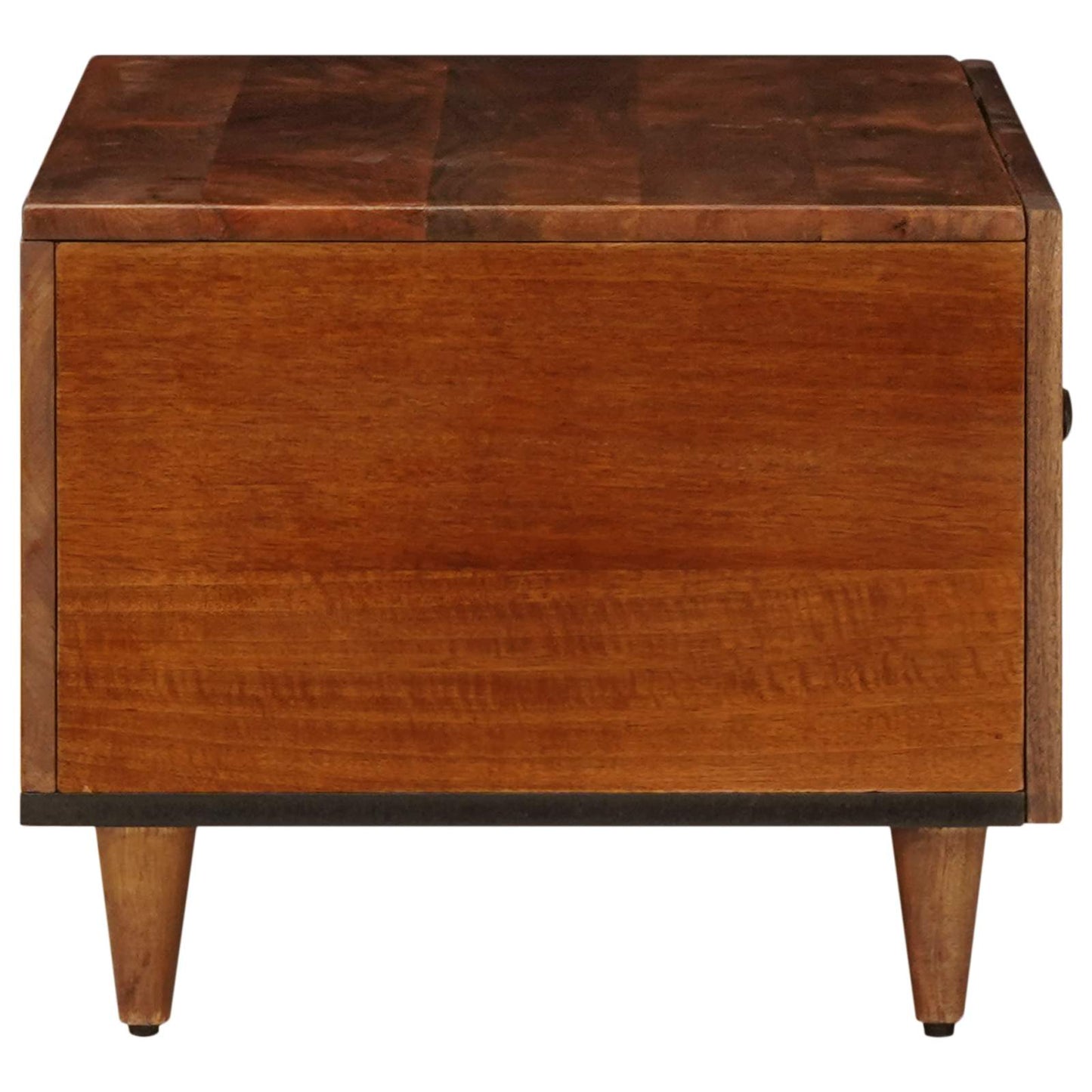 vidaXL Mesa de centro Castanho 80 x 50 x 40 cm Madeira de manga maciça