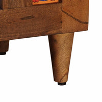 vidaXL Armário de Cabeceira com gaveta Castanho 50 x 33 x 60 cm