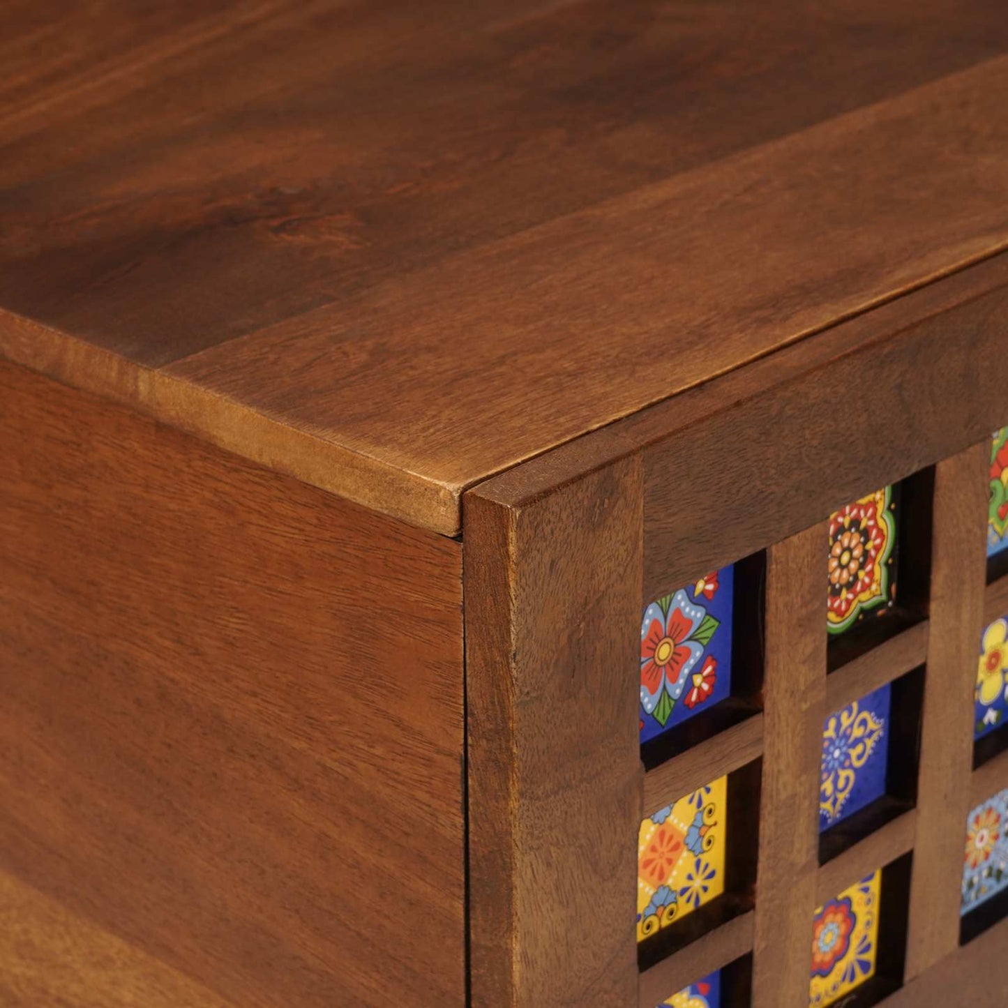 vidaXL Mesa de centro Castanho 100 x 54 x 40 cm