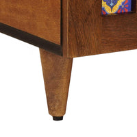 vidaXL Mesa de centro Castanho 100 x 54 x 40 cm