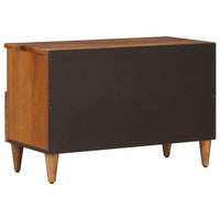 vidaXL Mesa de centro Castanho 80 x 54 x 40 cm Madeira de manga maciça