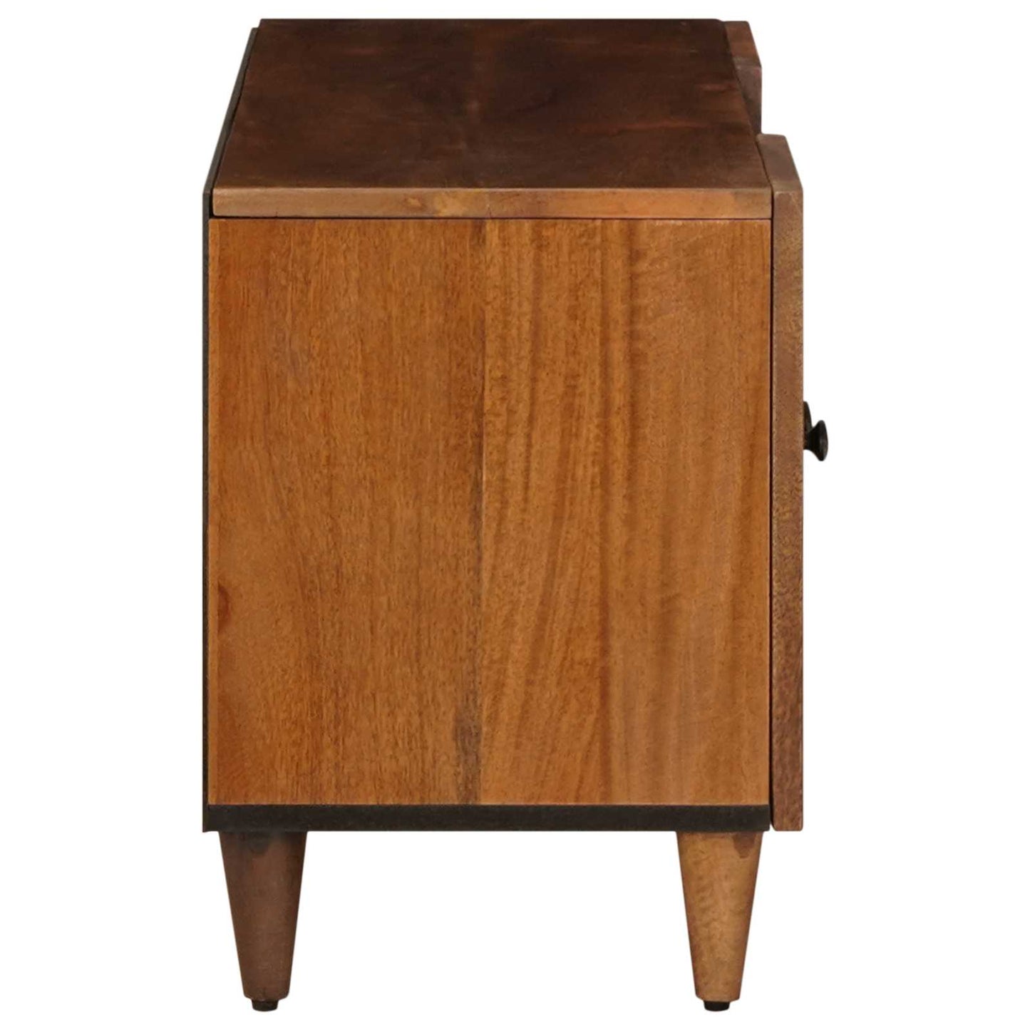 vidaXL Gabinete para TV com gaveta com porta Nogueira 105 x 33 x 46 cm
