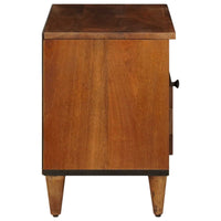 vidaXL Gabinete para TV com gaveta Nogueira 80 x 33 x 46 cm