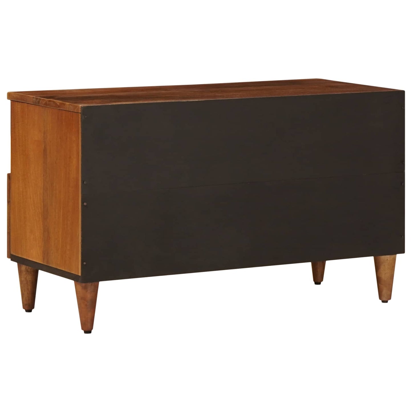 vidaXL Gabinete para TV com gaveta Nogueira 80 x 33 x 46 cm