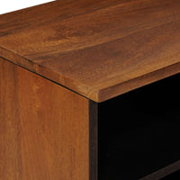 vidaXL Gabinete para TV com gaveta Nogueira 80 x 33 x 46 cm