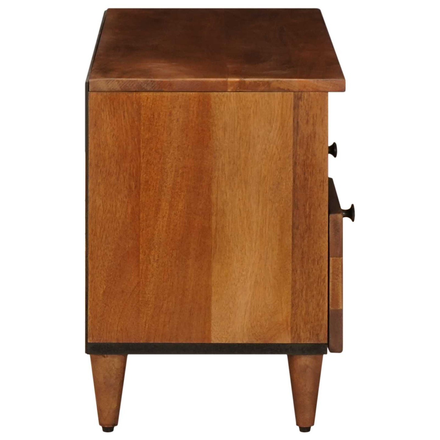 vidaXL Gabinete para TV com gaveta Nogueira 100 x 33 x 46 cm