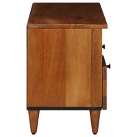 vidaXL Gabinete para TV com gaveta Nogueira 100 x 33 x 46 cm