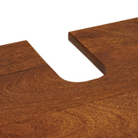 vidaXL Armário para Pia de Banheiro com porta Nogueira 62 x 33 x 58 cm