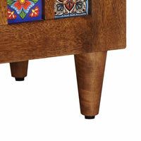 vidaXL Armário para Pia de Banheiro com porta Nogueira 62 x 33 x 58 cm