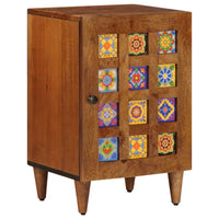 vidaXL Armário de Banheiro com armazenamento Nogueira 38 x 33 x 58 cm