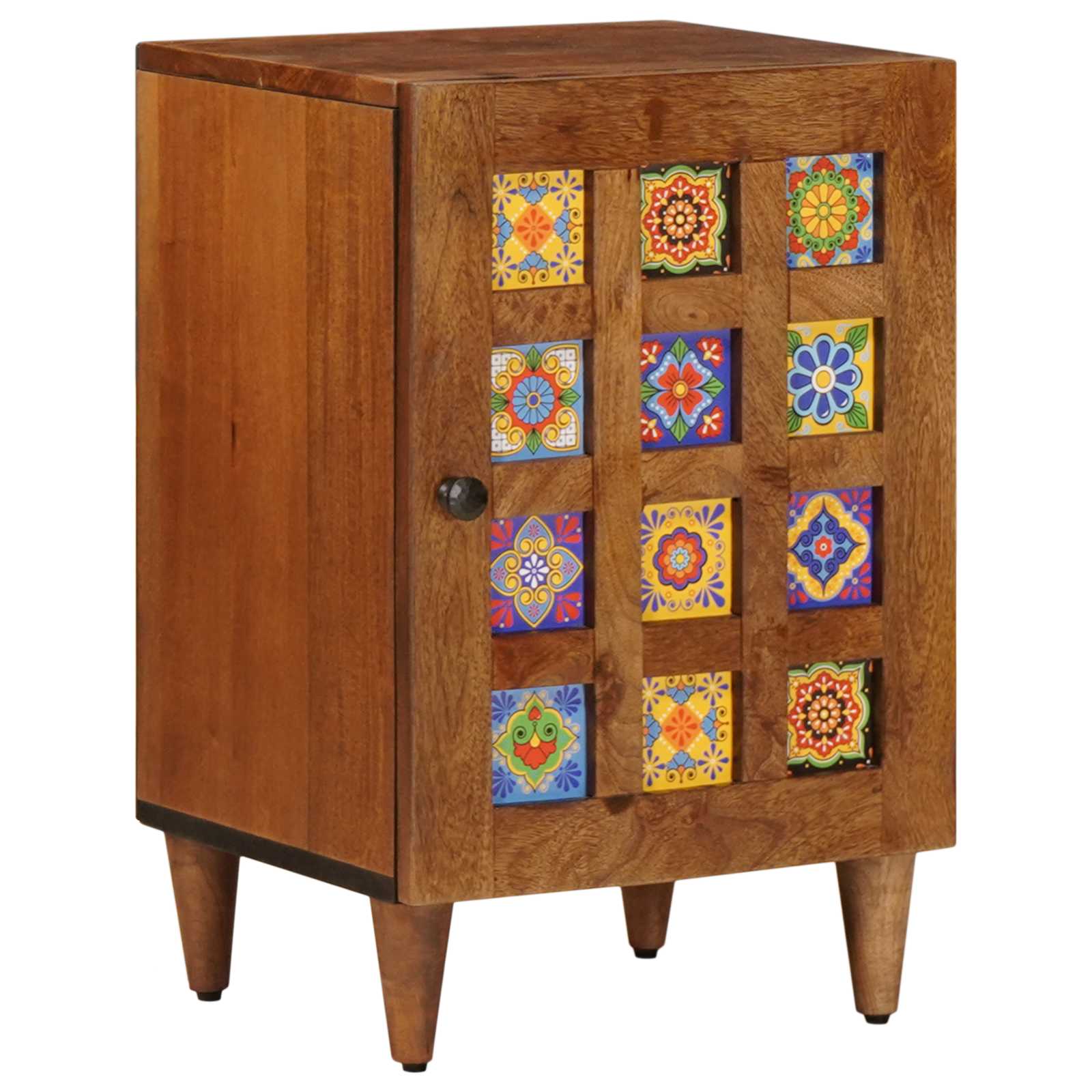 vidaXL Armário de Banheiro com armazenamento Nogueira 38 x 33 x 58 cm