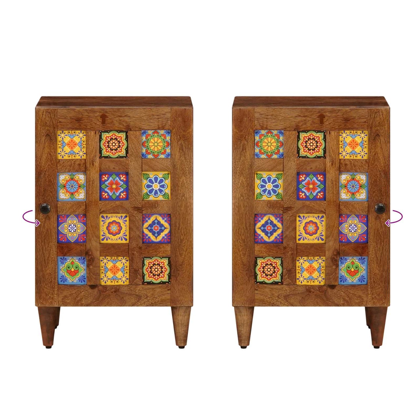 vidaXL Armário de Banheiro com armazenamento Nogueira 38 x 33 x 58 cm