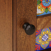 vidaXL Armário de Banheiro com armazenamento Nogueira 38 x 33 x 58 cm