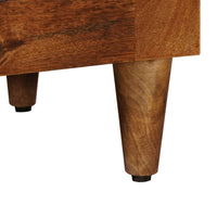 vidaXL Armário de Banheiro com gaveta Nogueira 38 x 33 x 160 cm