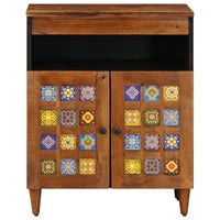 vidaXL Buffet Nogueira 60 x 33 x 75 cm Madeira de manga maciça