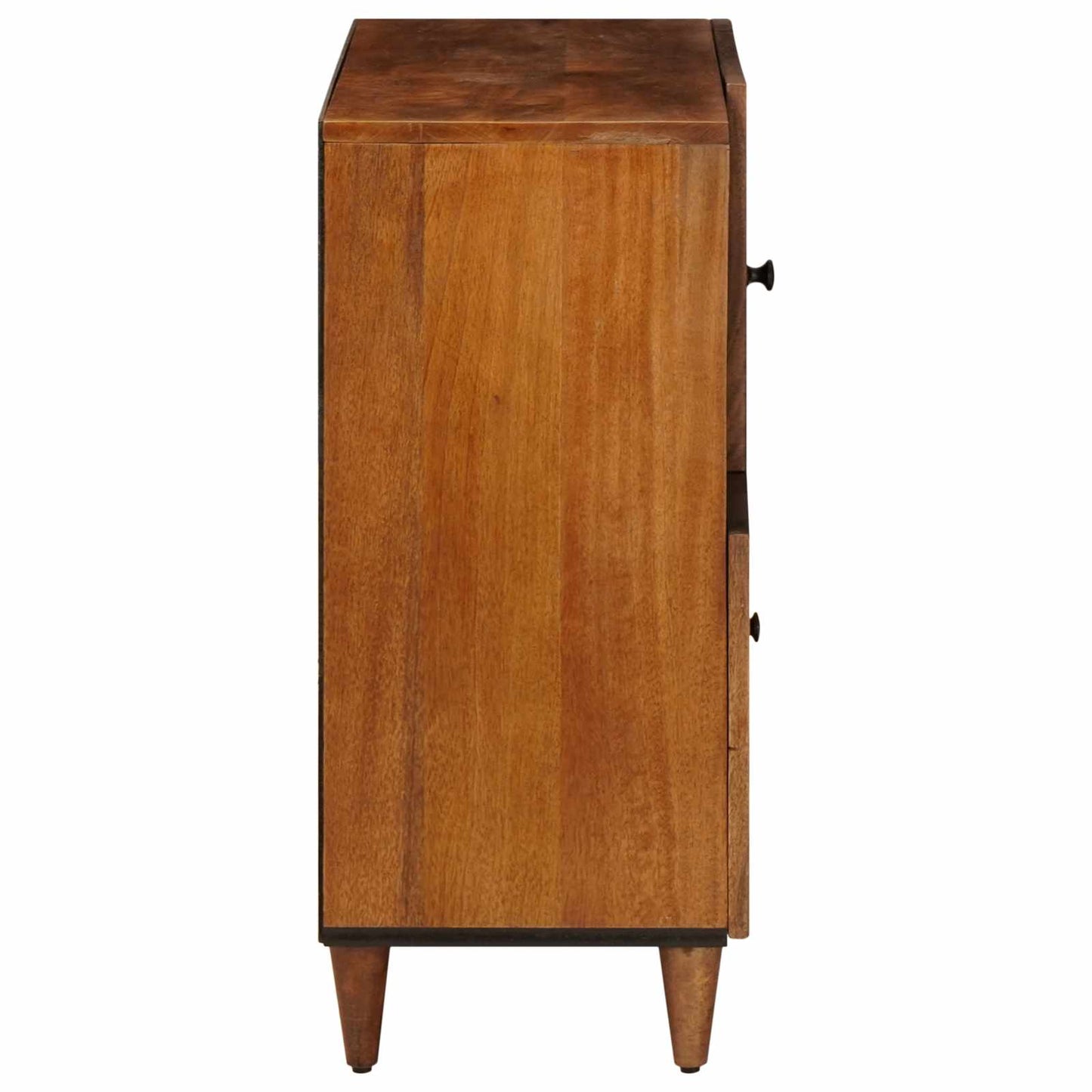vidaXL Buffet Nogueira 80 x 33 x 75 cm Madeira de manga maciça