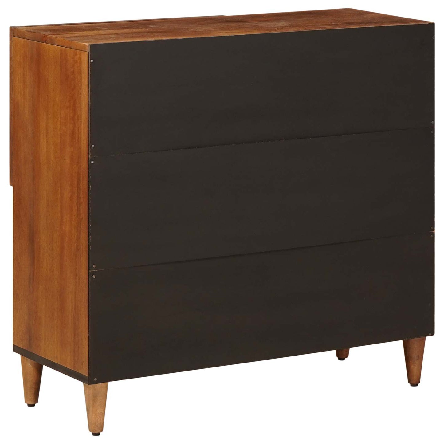vidaXL Buffet Nogueira 80 x 33 x 75 cm Madeira de manga maciça