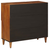 vidaXL Buffet Nogueira 80 x 33 x 75 cm Madeira de manga maciça