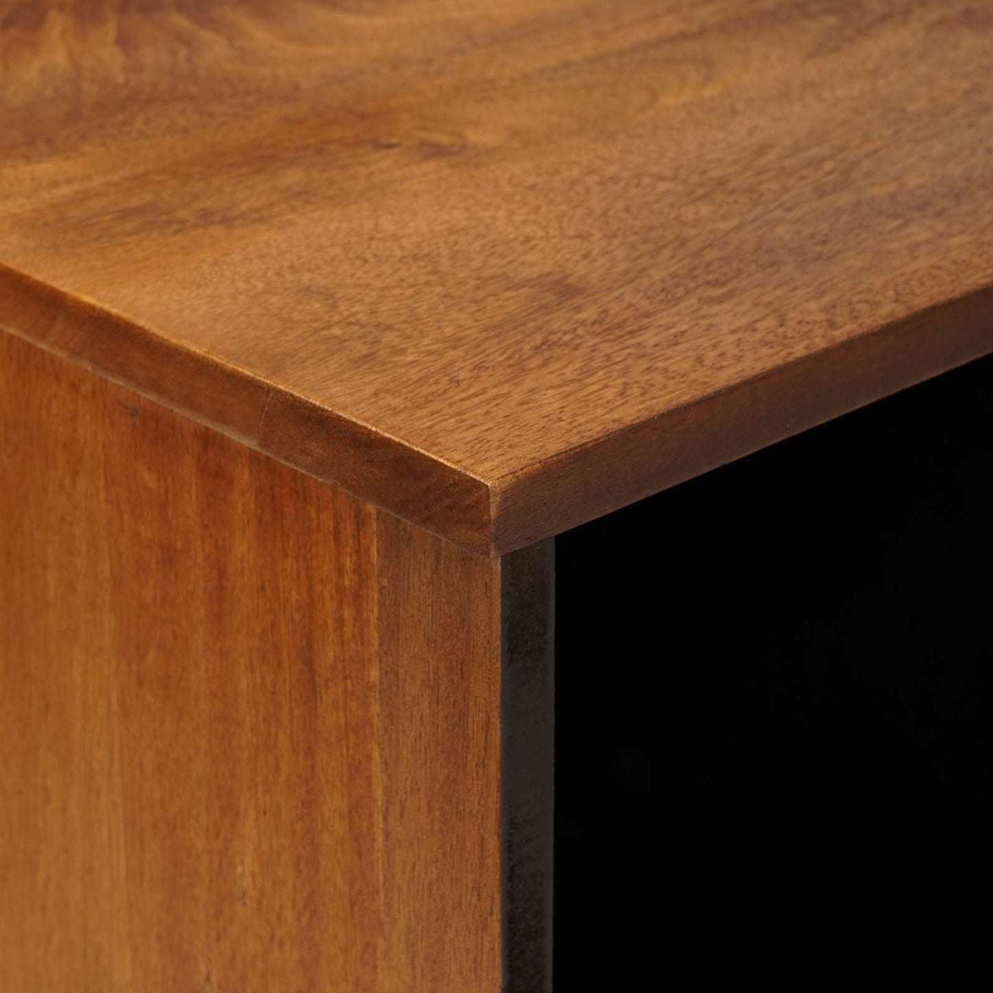 vidaXL Buffet Nogueira 80 x 33 x 75 cm Madeira de manga maciça