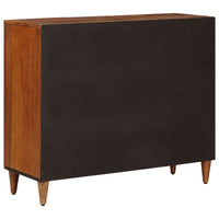 vidaXL Buffet Nogueira 90 x 33,5 x 75 cm Madeira de manga maciça