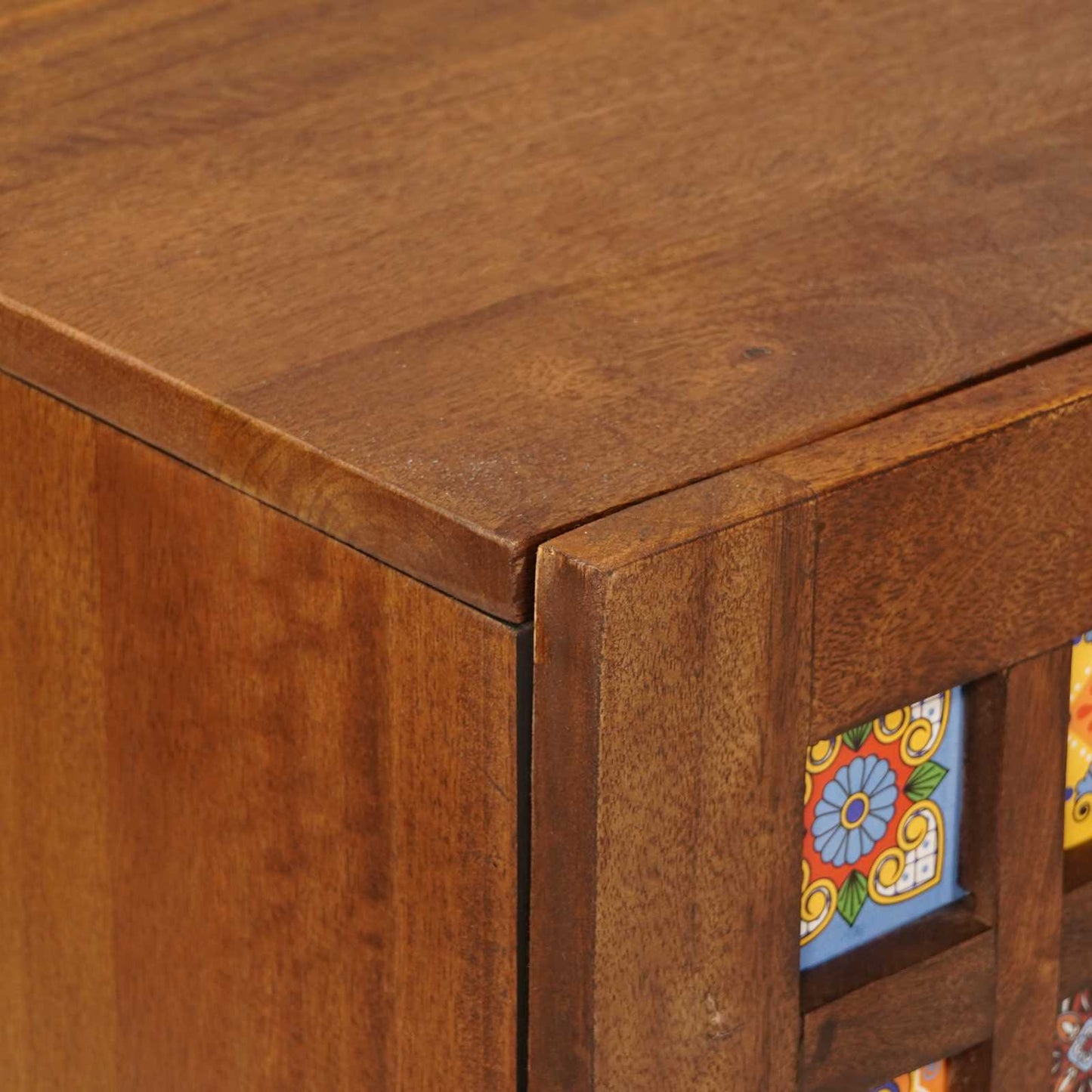 vidaXL Buffet Nogueira 90 x 33,5 x 75 cm Madeira de manga maciça
