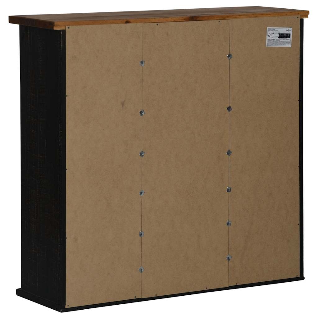 vidaXL Armário suspenso HALDEN 2 portas de correr 75x22,5x70 cm Pinho