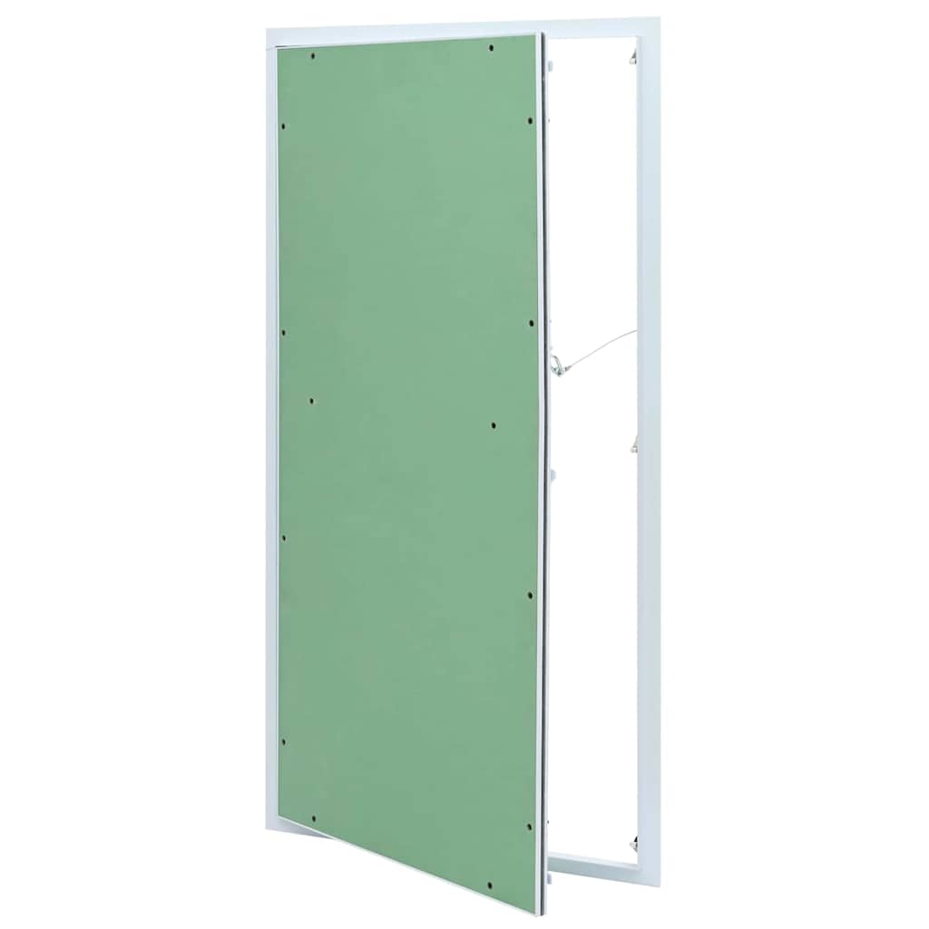 vidaXL Painel acesso moldura de alumínio e gesso cartonado 200x200 mm
