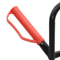 vidaXL Carrinho de Mão Preto e Vermelho 64,5 x 49,5 x 114 cm Aço