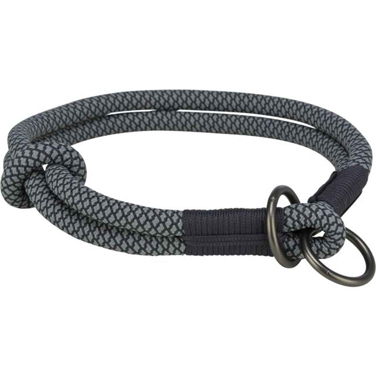 Coleira de Treino para Cães Trixie Soft Rope Preto Cinzento S 35 cm